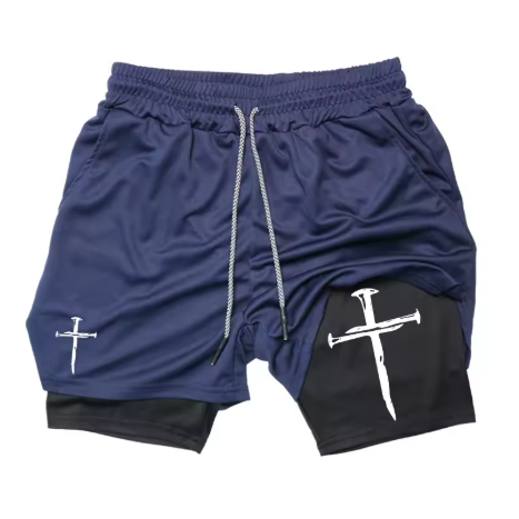 Oversized Nail Cross Shorts