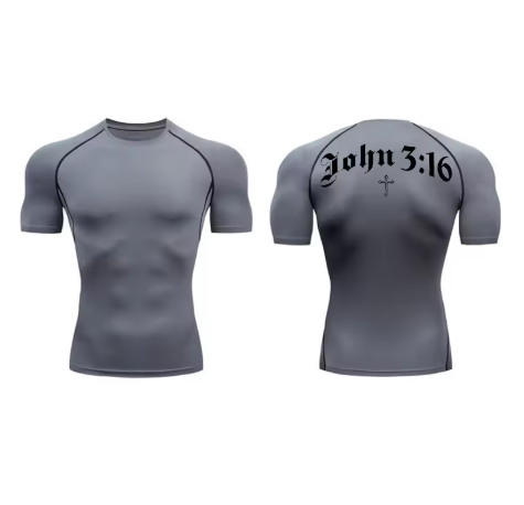 John 3:16 Compression Short Sleeved