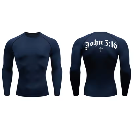 John 3:16 Compression Long Sleeved