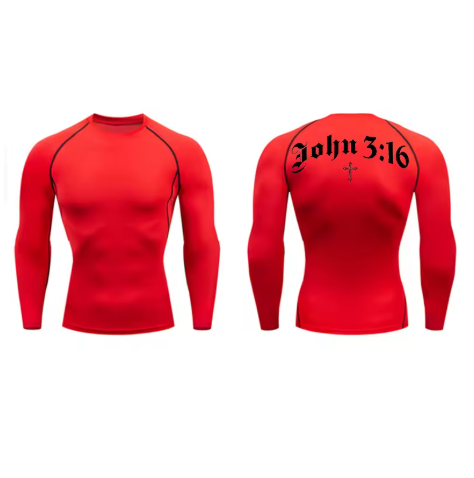 John 3:16 Compression Long Sleeved