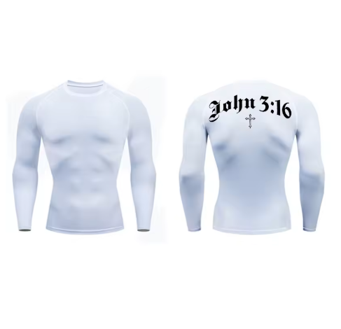 John 3:16 Compression Long Sleeved